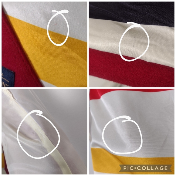 Pendleton Red Wool Blend Toggle Snap Button Hooded Jacket Size XS - Picture 16 of 16